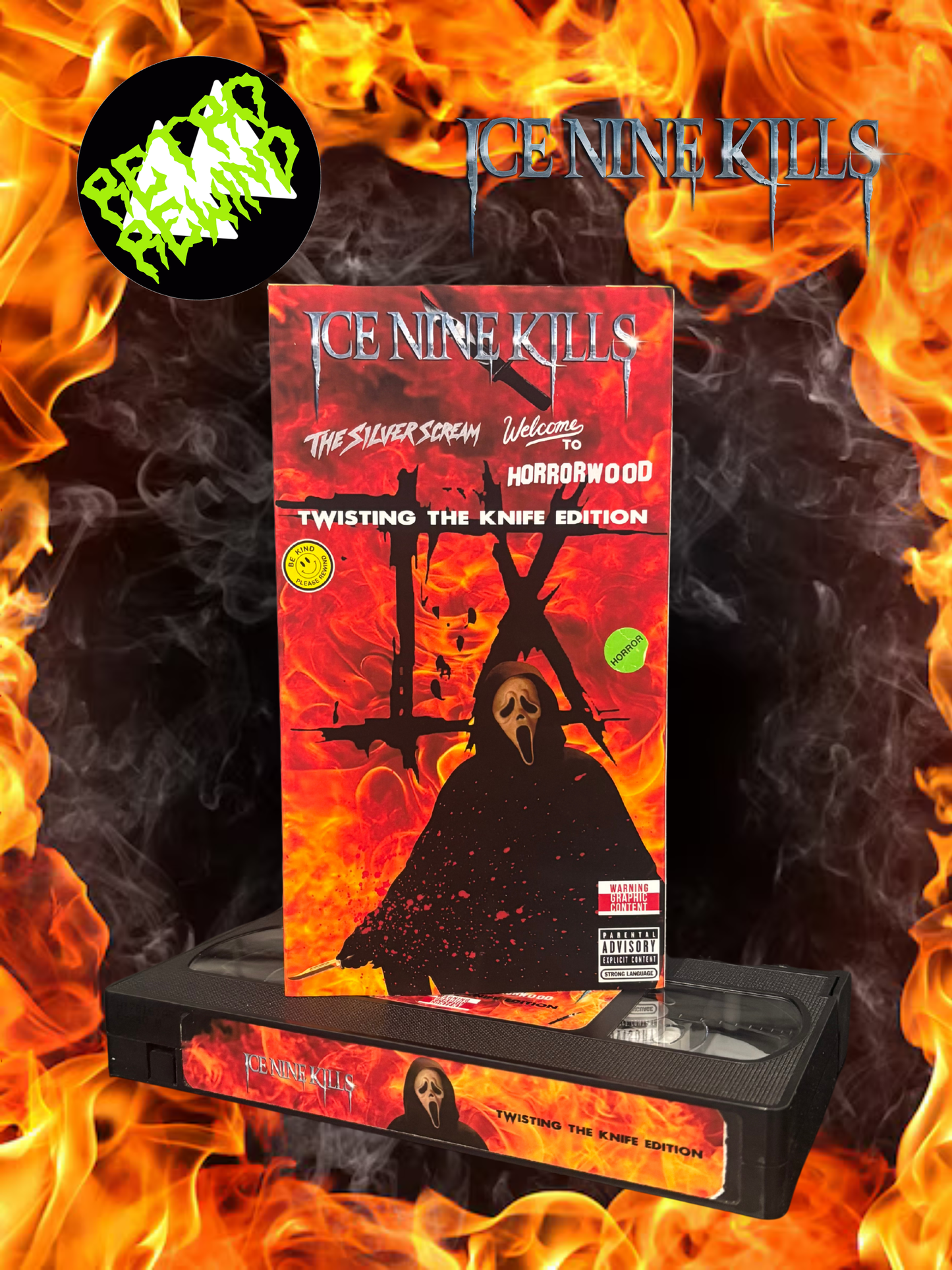 Ice Nine Kills - The Silver Scream + Welcome to Horrorwood - Twisting the Knife Edition - VHS