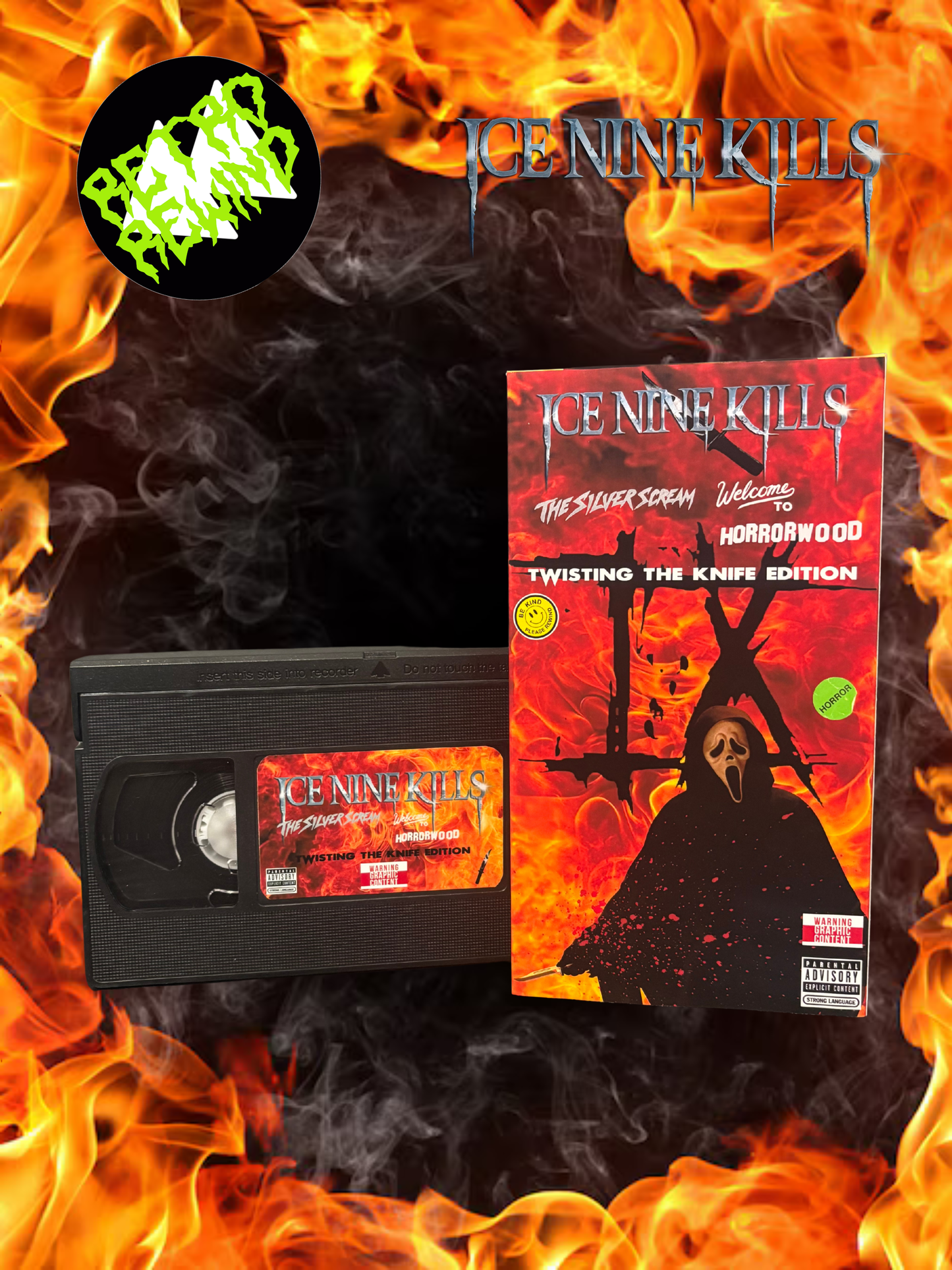 Ice Nine Kills - The Silver Scream + Welcome to Horrorwood - Twisting the Knife Edition - VHS