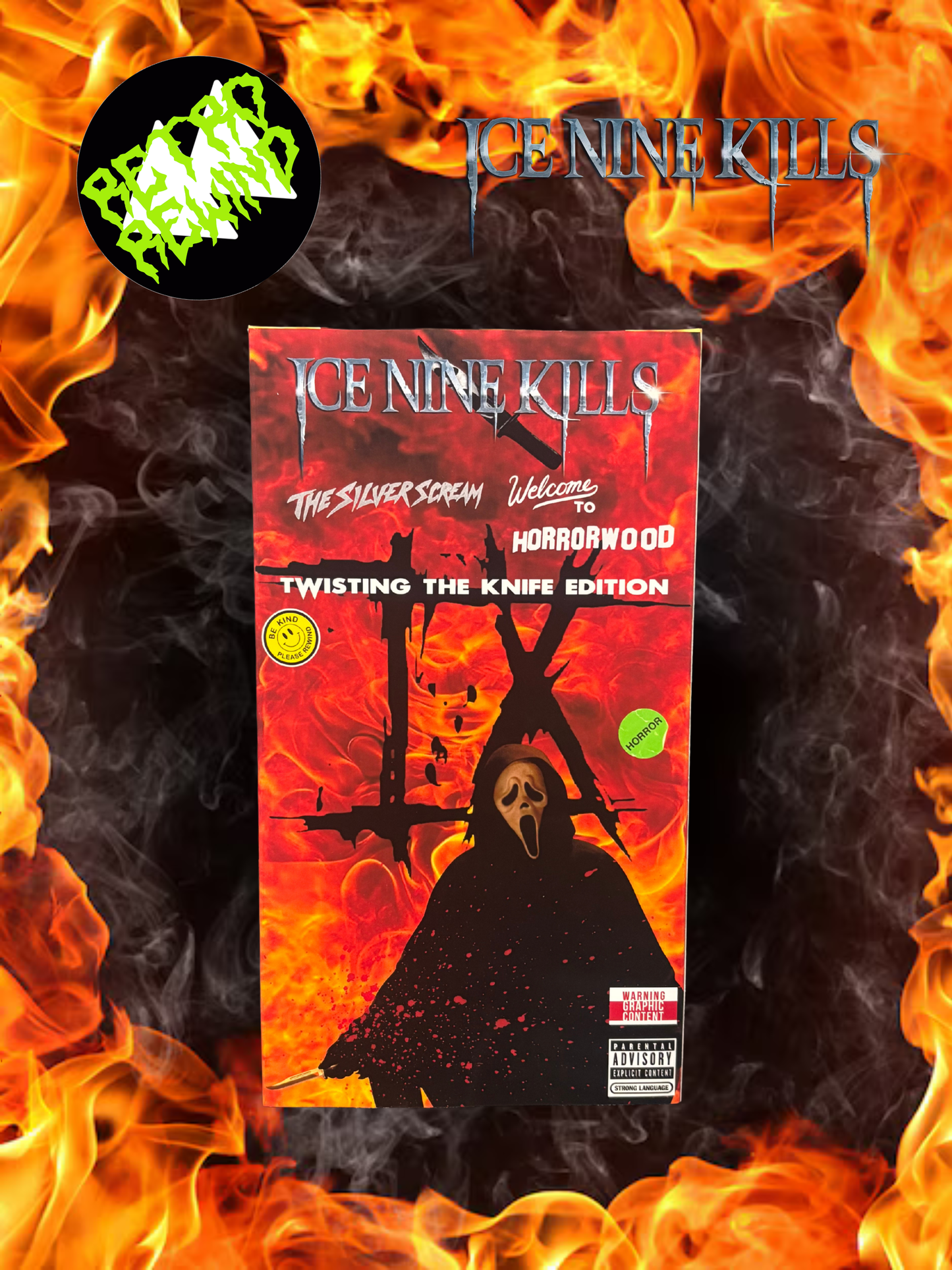 Ice Nine Kills - The Silver Scream + Welcome to Horrorwood - Twisting the Knife Edition - VHS