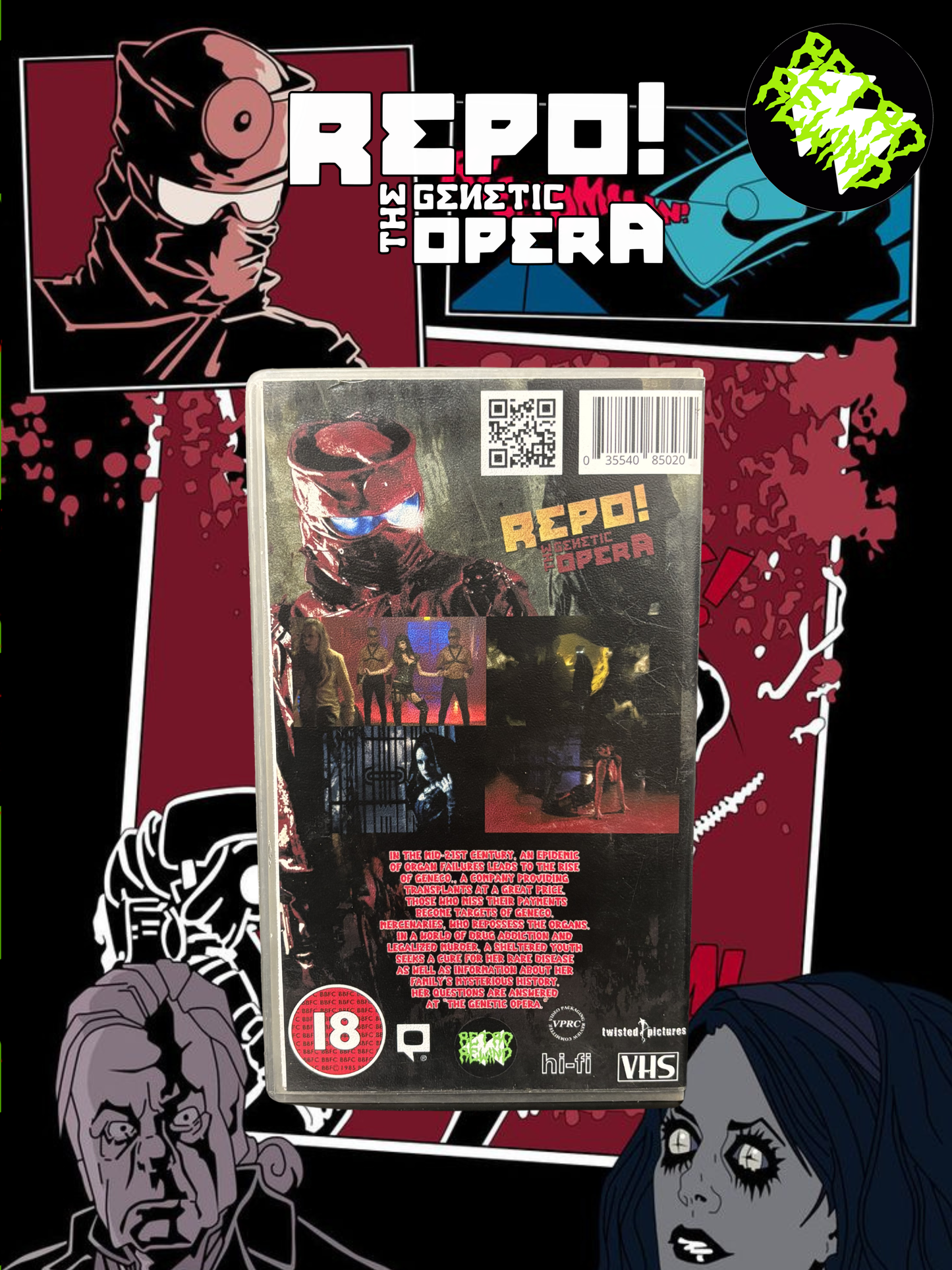 Repo! The Genetic Opera - VHS
